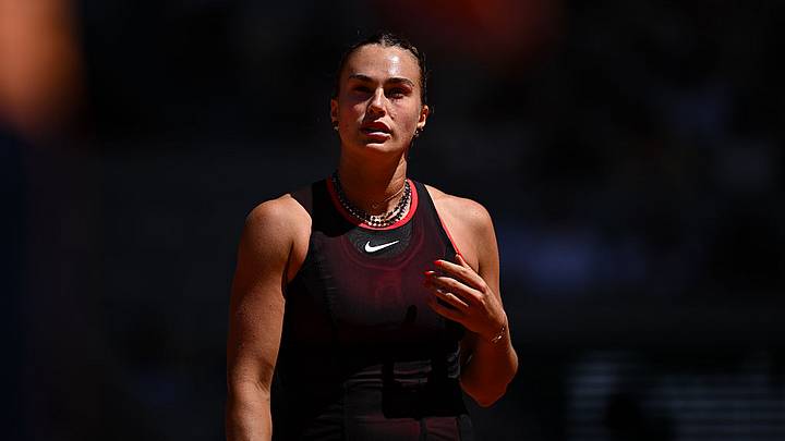 Aryna Sabalenka took part in the media protest at the French Open. Aryna Sabalenka took part in the media protest at the French Open.