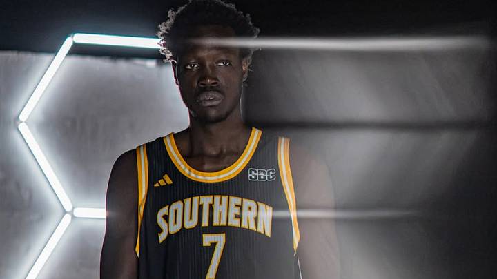 Southern Miss center Fallou Diagne during a preseason photoshoot. Southern Miss center Fallou Diagne during a preseason photoshoot.