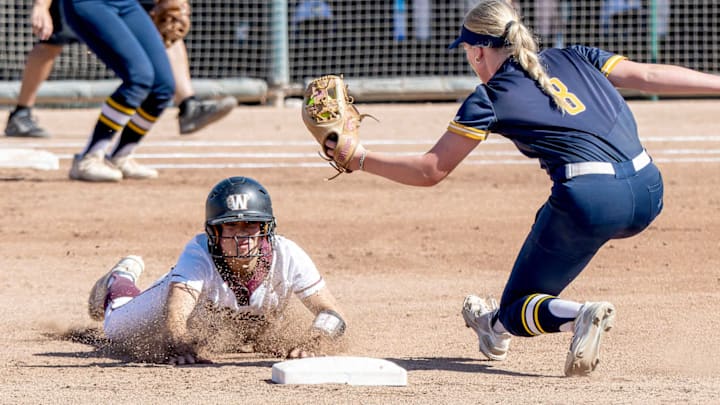 Whitney (white uniforms) is the No. 2 seed in the Sac-Joaquin Section Division 2 playoffs, while Oak Ridge is No. 2 in Division 1. Both teams open play on Wednesday. 