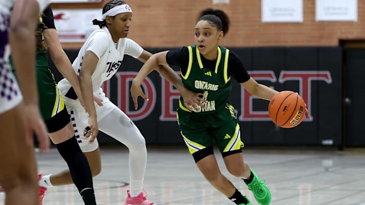 Kaleena Smith, Ontario Christian junior point guard and No. 1 recruit for the 2027 class, outdid herself if that's possible with a 50-point explosion lead her No. 1 ranked team in the country over No. 3 Mitty in a double-overtime classic. 