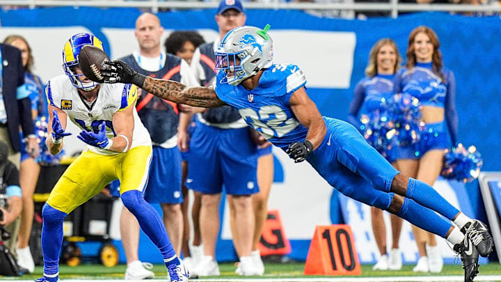 Detroit Lions safety Brian Branch (32).