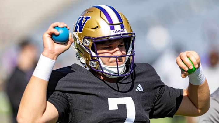 Elijah Brown is one of five UW scholarship quarterbacks. Elijah Brown is one of five UW scholarship quarterbacks.