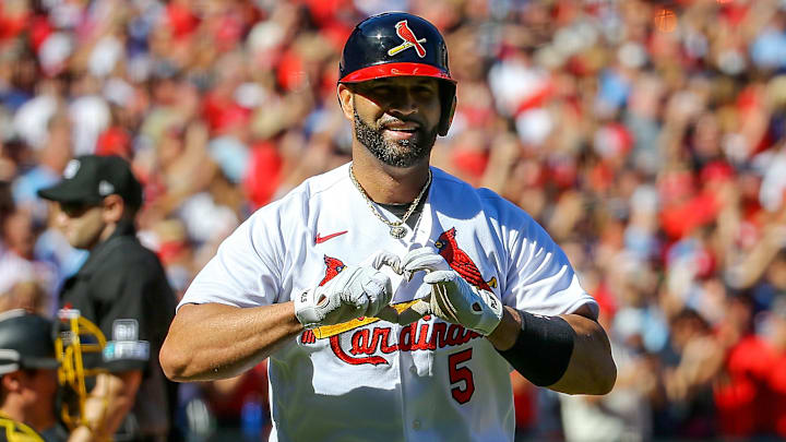 Albert Pujols ganó tres veces el MVP con los Cardenales