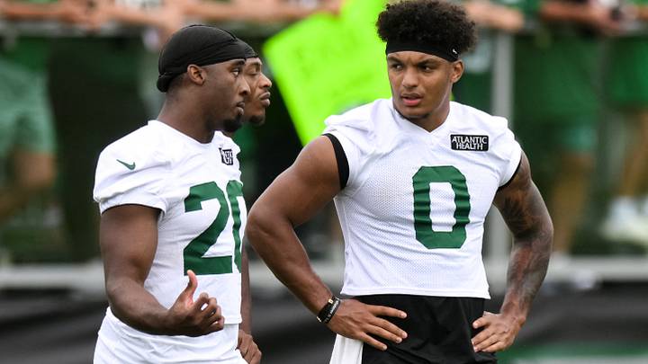 Third-year Jets RB Braelon Allen just became a lot more important after Breece Hall's exit from Monday's practice. Third-year Jets RB Braelon Allen just became a lot more important after Breece Hall's exit from Monday's practice.