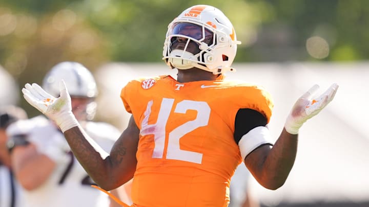 Tennessee defensive tackle Tyre West Tennessee defensive tackle Tyre West