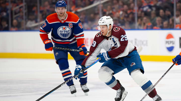 Colorado Avalanche superstar Nathan MacKinnon is the NHL's best player after proving it on Saturday night. Colorado Avalanche superstar Nathan MacKinnon is the NHL's best player after proving it on Saturday night.