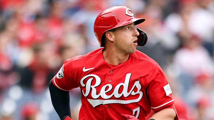 Cincinnati Reds infielder Spencer Steer