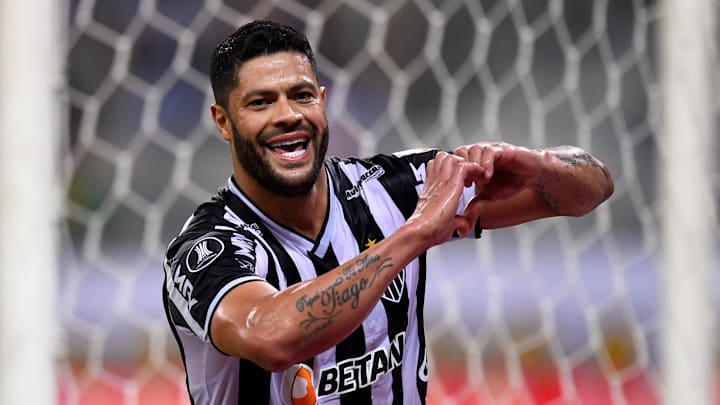 Hulk, mais uma vez, chamou o jogo do Atlético-MG para si