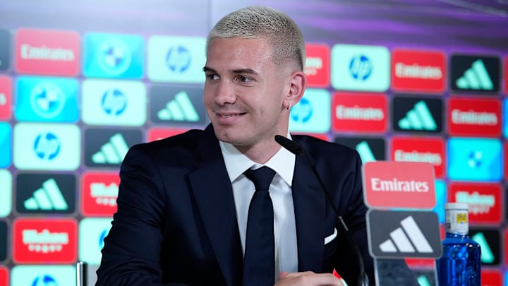 Franco Mastantuono was unveiled in Madrid on his 18th birthday. Franco Mastantuono was unveiled in Madrid on his 18th birthday.