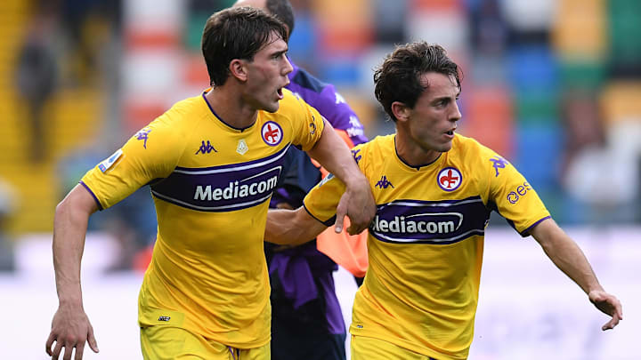 Dusan Vlahovic e Alvaro Odriozola