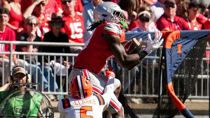 Jeremiah Smith strengthened his 2027 NFL Draft case with a four-touchdown performance against Illinois. Jeremiah Smith strengthened his 2027 NFL Draft case with a four-touchdown performance against Illinois.