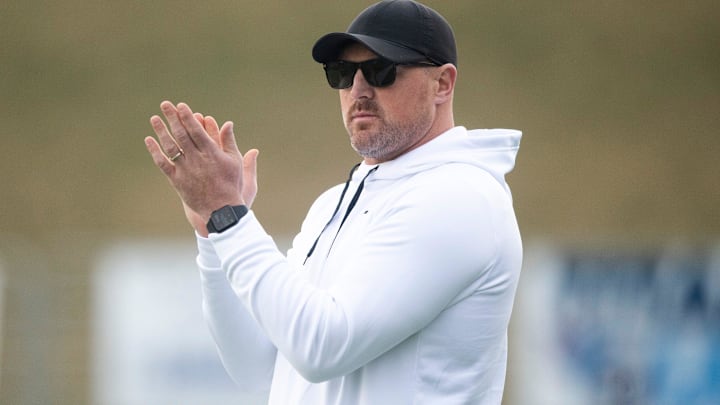Jason Witten, formerly of the Dallas Cowboys, watches from the sidelines during the TSSAA Class 4A BlueCross Bowl. Jason Witten, formerly of the Dallas Cowboys, watches from the sidelines during the TSSAA Class 4A BlueCross Bowl.