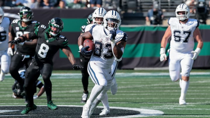 Dallas Cowboys running back Javonte Williams.