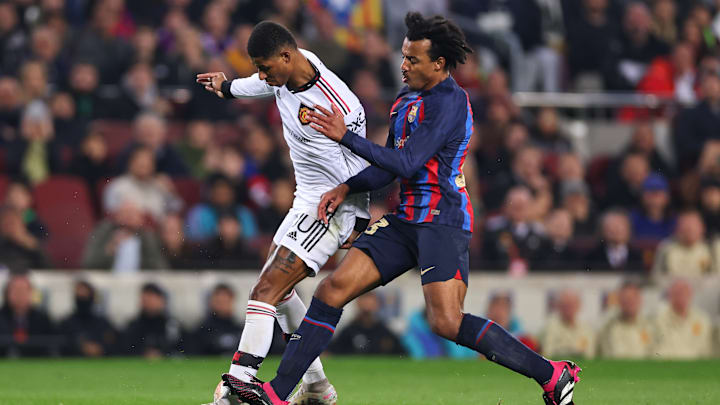 Jules Koundé y Marcus Rashford