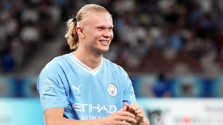 Erling Haaland lors de la préparation de Manchester City au Japon Erling Haaland lors de la préparation de Manchester City au Japon
