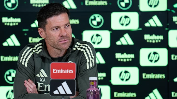 Xabi Alonso Press Conference For Real Madrid - Laliga Ea Sports
