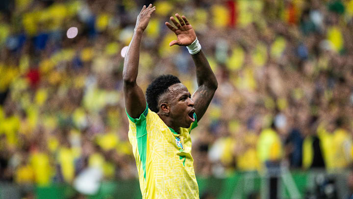 Vinícius Júnior will once again look to lead Brazil's attack against Argentina.
