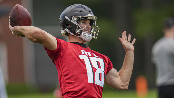 Quarterback Kirk Cousins is elevating the Atlanta Falcons' defense with his off-field presence. Quarterback Kirk Cousins is elevating the Atlanta Falcons' defense with his off-field presence.