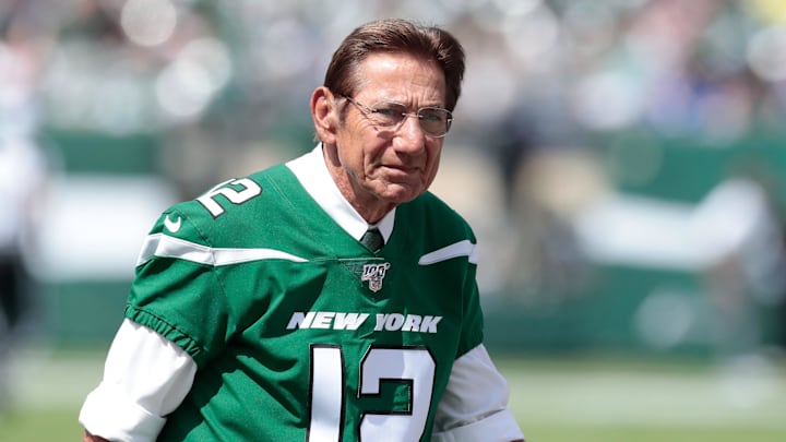 New York Jets former quarterback and Super Bowl III MVP Joe Namath New York Jets former quarterback and Super Bowl III MVP Joe Namath