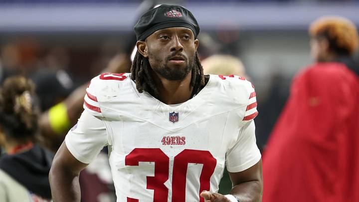 Dec 22, 2025; Indianapolis, Indiana, USA; San Francisco 49ers cornerback Eli Apple (30) leaves the field after the game against the Indianapolis Colts at Lucas Oil Stadium. Mandatory Credit: Trevor Ruszkowski-Imagn Images Dec 22, 2025; Indianapolis, Indiana, USA; San Francisco 49ers cornerback Eli Apple (30) leaves the field after the game against the Indianapolis Colts at Lucas Oil Stadium. Mandatory Credit: Trevor Ruszkowski-Imagn Images