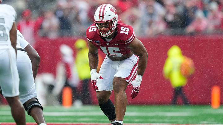Wisconsin Badgers linebacker Sebastian Cheeks. Wisconsin Badgers linebacker Sebastian Cheeks.