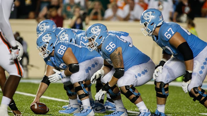 The offensive line could be the strongest unit on UNC's squad in 2025. The offensive line could be the strongest unit on UNC's squad in 2025.