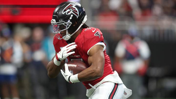 Bijan Robinson and the Falcons are underdogs in Tampa Bay. Bijan Robinson and the Falcons are underdogs in Tampa Bay.