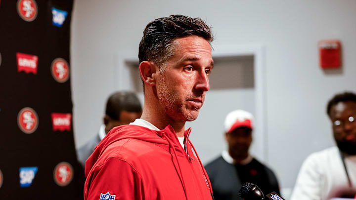 San Francisco 49ers head coach Kyle Shanahan