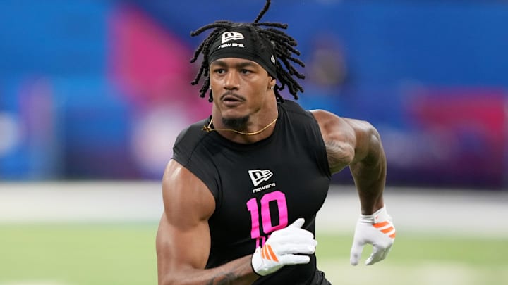 Toledo defensive back Andre Fuller during the NFL Scouting Combine at Lucas Oil Stadium. Toledo defensive back Andre Fuller during the NFL Scouting Combine at Lucas Oil Stadium.