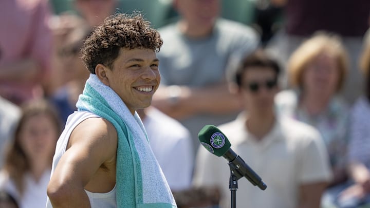 Ben Shelton got his sister booed at Wimbledon after revealing she worked at a financial institution. Ben Shelton got his sister booed at Wimbledon after revealing she worked at a financial institution.