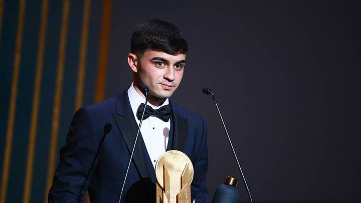 Pedri en la gala del BALLON D'OR-2021 Pedri en la gala del BALLON D'OR-2021