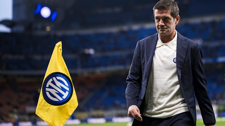 Cristian Chivu, head coach of FC Internazionale, looks on