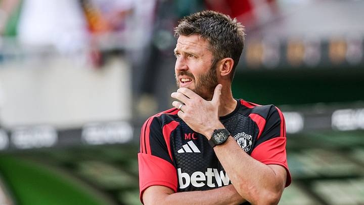 Coach Michael Carrick of Manchester United seen during Super Coach Michael Carrick of Manchester United seen during Super