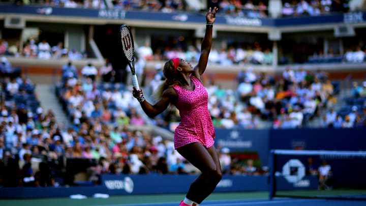 Serena Williams at the 2014 U.S. Open, which she won.