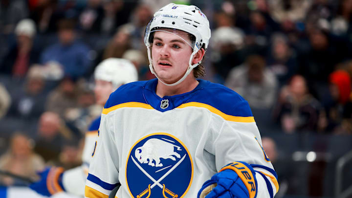 Buffalo Sabres winger Zach Benson