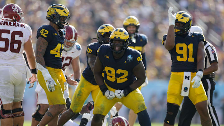 Michigan won just eight games in the season after winning the national title due to subpar quarterback play but a still stout defense.