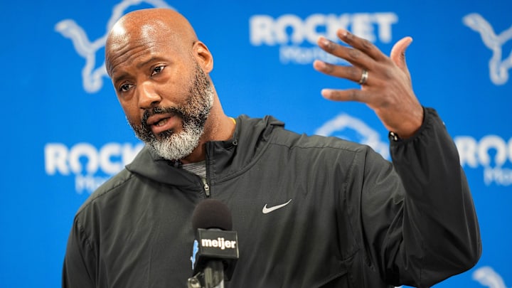 Detroit Lions Executive Vice President & General Manager Brad Holmes.