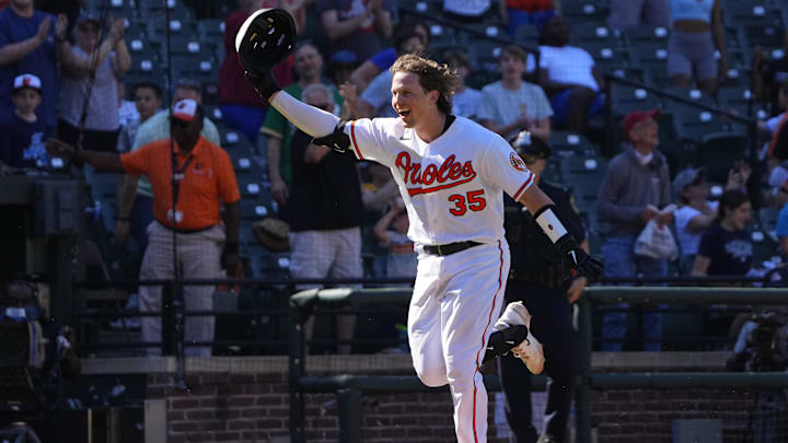 Baltimore Orioles catcher Adley Rutschman (35)