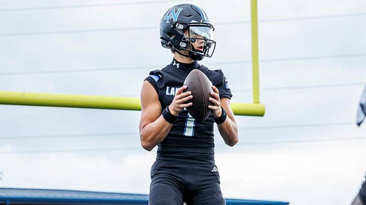 Kaden Craft prior to competing on the football field. Kaden Craft prior to competing on the football field.