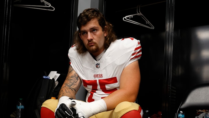 San Francisco 49ers offensive lineman Connor Colby