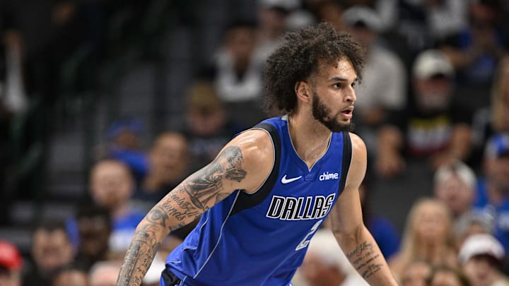 Oct 28, 2024; Dallas, Texas, USA; Dallas Mavericks center Dereck Lively II (2) in action during the game between the Dallas Mavericks and the Utah Jazz at the American Airlines Center. Mandatory Credit: Jerome Miron-Imagn Images