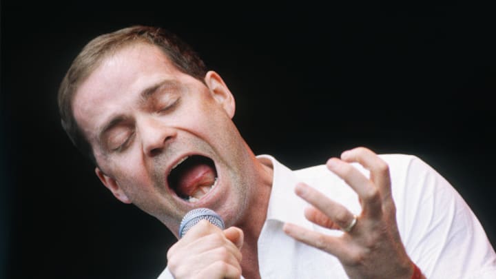 Gord Downie of the Tragically Hip performs