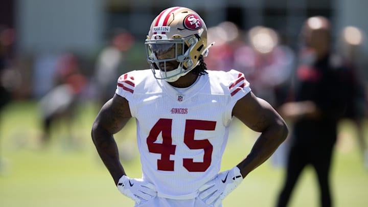 San Francisco 49ers third-round draft pick Nick Martin (45)