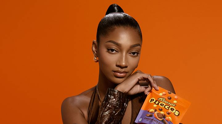 Angel Reese and Reebok have teamed up with REESE'S. Angel Reese and Reebok have teamed up with REESE'S.