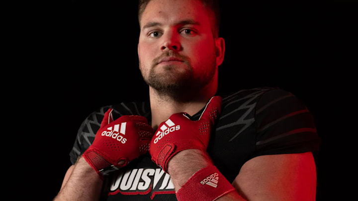 Louisville center Pete Nygra Louisville center Pete Nygra