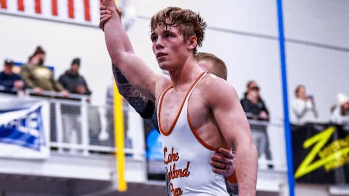 Charlie Desena was one of three Spartan RTC wrestlers to win titles at the 2026 U20 PNL Freestyle championships.