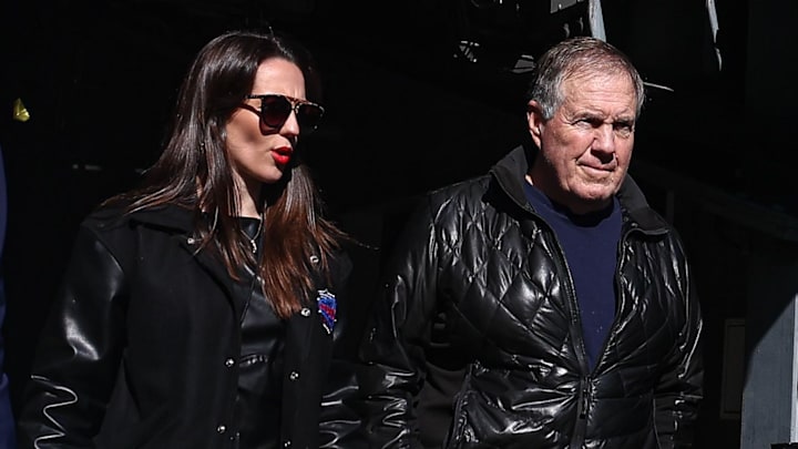 Jordon Hudson and Bill Belichick