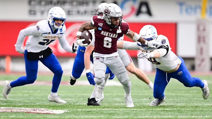 Montana wide receiver Michael Wortham (6) Montana wide receiver Michael Wortham (6)