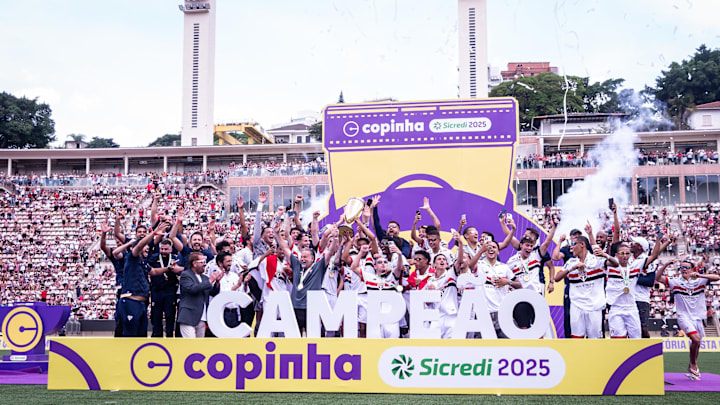 Tricolor possui cinco títulos da Copinha, conquistados em 1993, 2000, 2010, 2019 e 2025