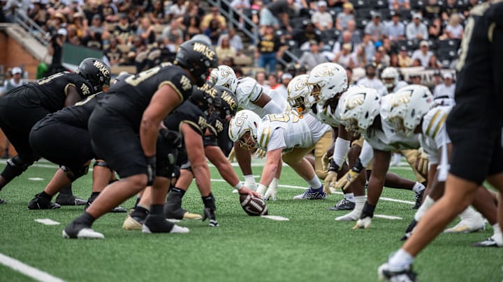 Wake Forest leads No. 16 Georgia Tech at halftime 17-3